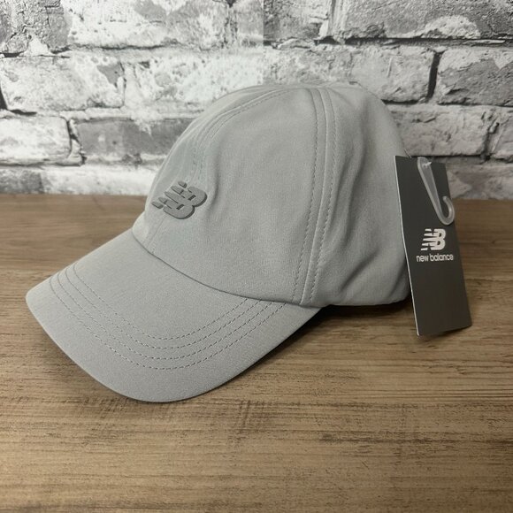 NWT New Balance Unisex 6 Panel Performance Cap V2 Hat One Size (Slate)(LAH51002) - Picture 1 of 12